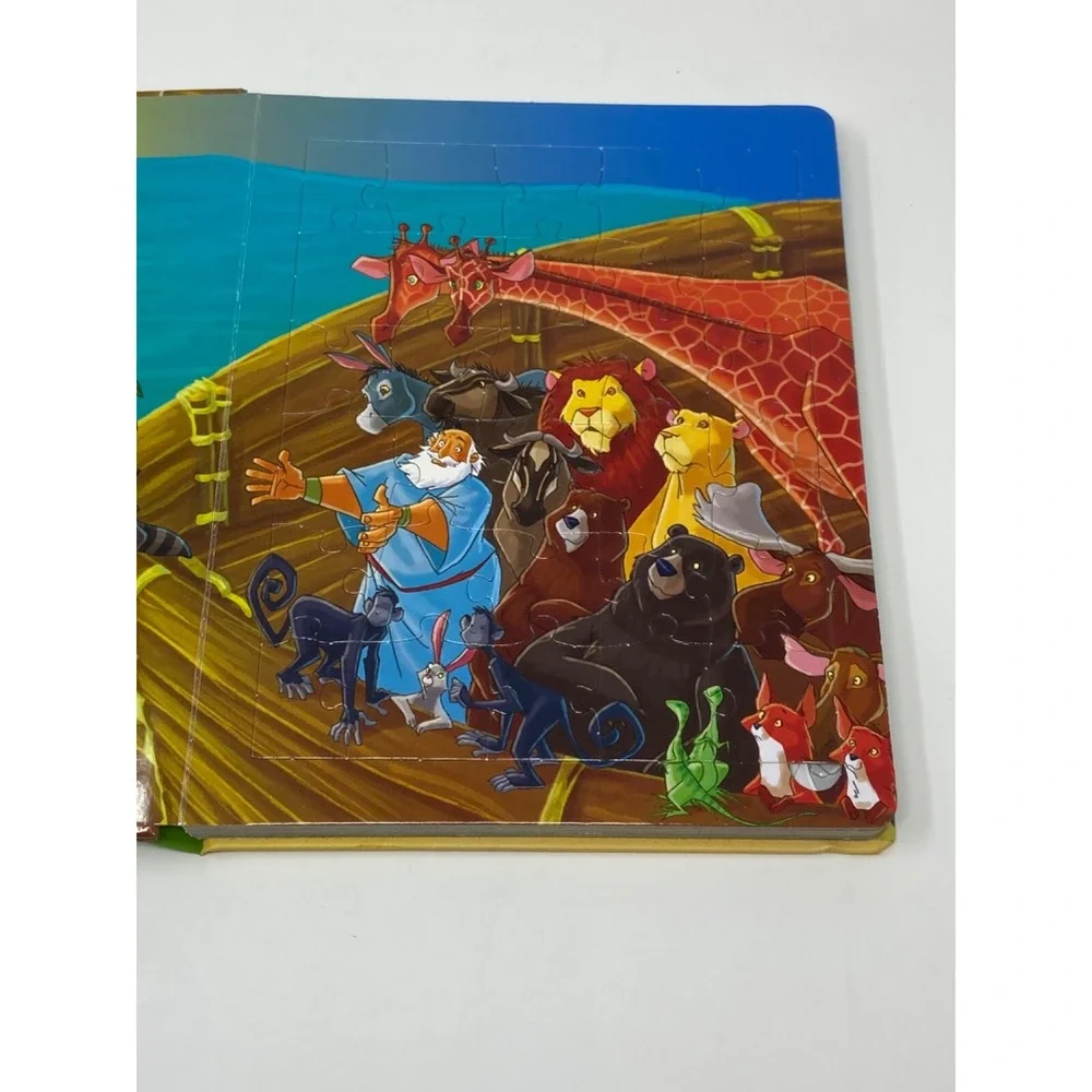 Kids Heroes Puzzle Bible (Kids Puzzle Bibles) Padded Hardcover 2018 Complete M5